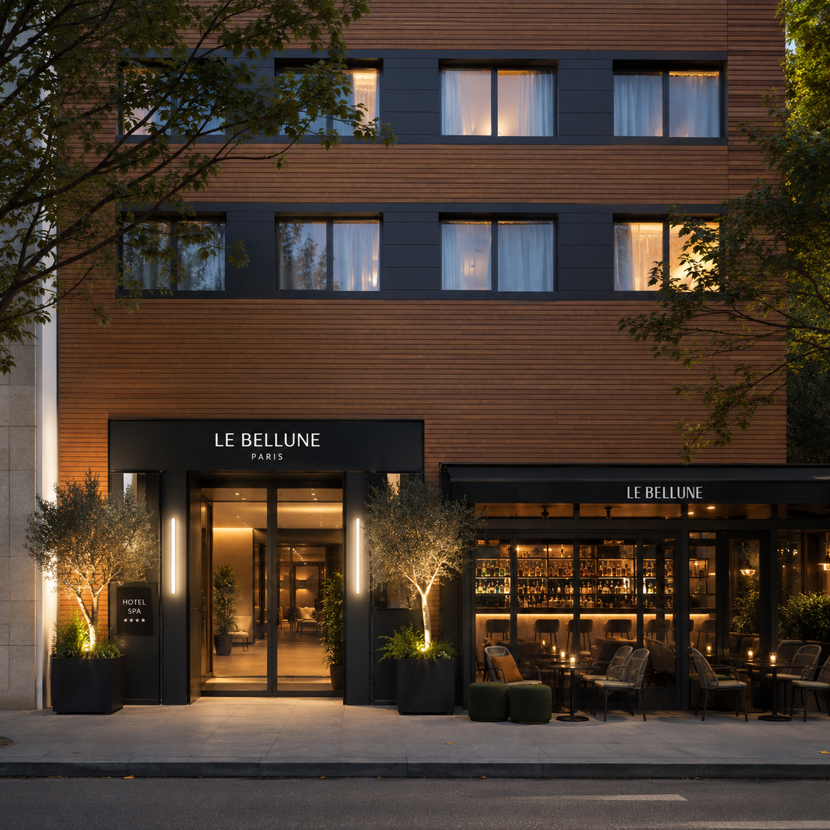 The Bellune Hotel & Spa | Modern Serenity & Sustainable Design
In the peaceful 15ᵉ arrondissement, The Bellune Hotel & Spa offers eco-certified comfort, refined interiors & a tranquil wellness experience. Guests enjoy organic treatments, a luminous pool & proximity to Beaugrenelle, Île aux Cygnes, and the Eiffel Tower. A fresh expression of Parisian calm — curated by TLC Paris Concierge.