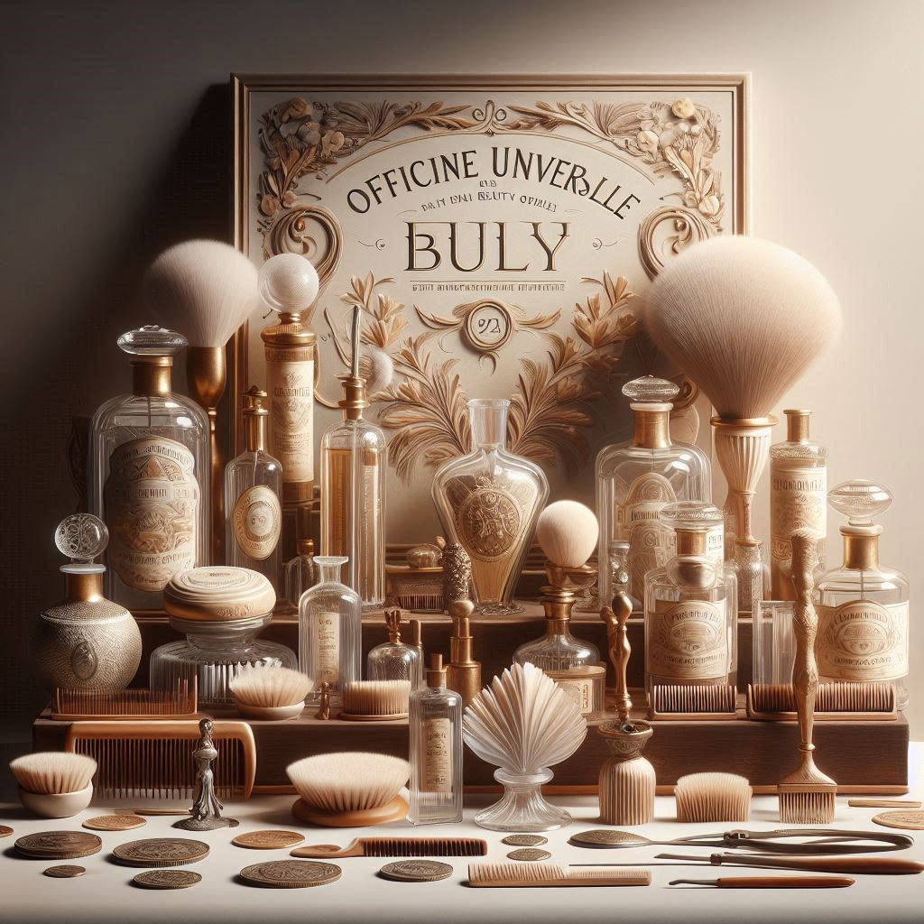 Officine Universelle Buly boutique in Paris — apothecary-style interiors, calligraphy details, and timeless beauty rituals.