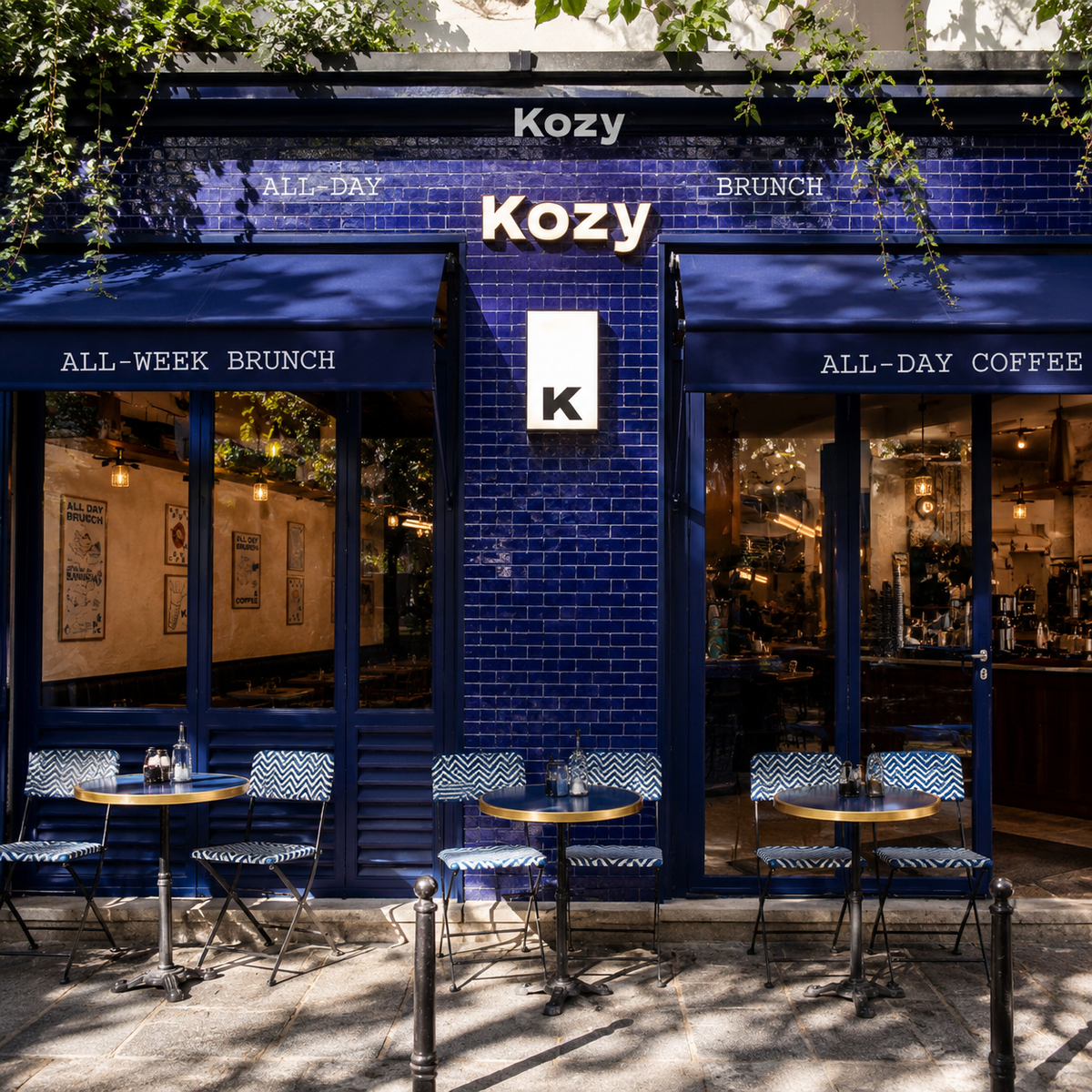Kozy Paris — lively all-day brunch and coffee in classic Paris neighbourhoods.