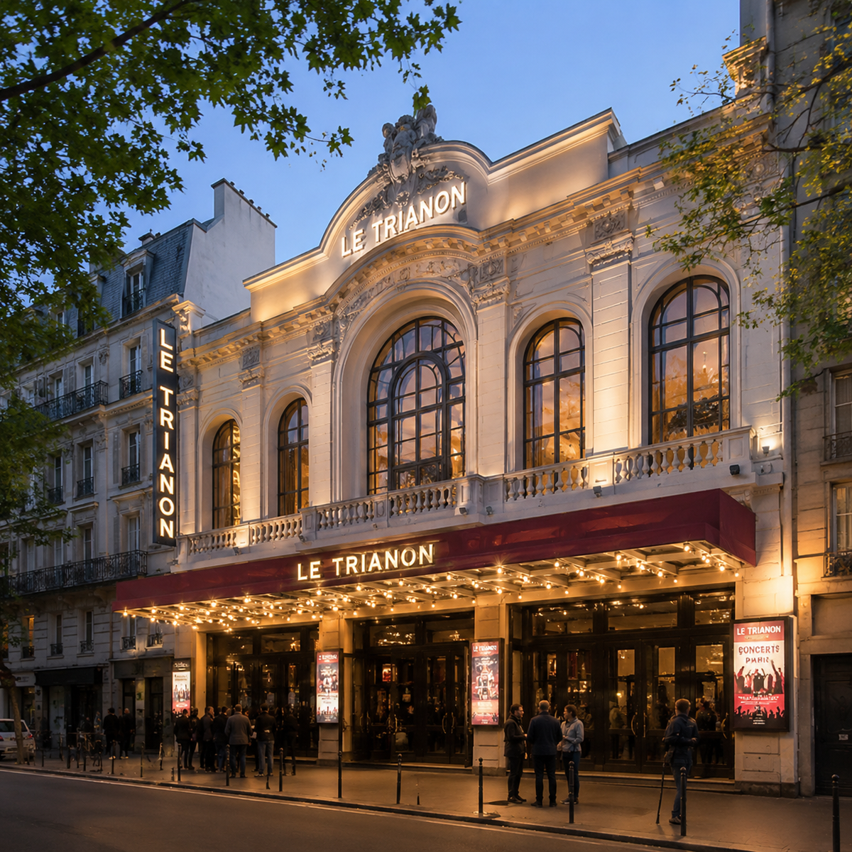 Le Trianon Paris - An Ornate Live Music Venue
Capture the elegance of one of Paris’s most cherished venues, Le Trianon. Nestled in the heart of the city, this iconic live music venue offers an intimate setting for unforgettable performances. With its grand architecture and cozy atmosphere, it provides a unique experience for both music lovers and those seeking a cultural gem in Paris.