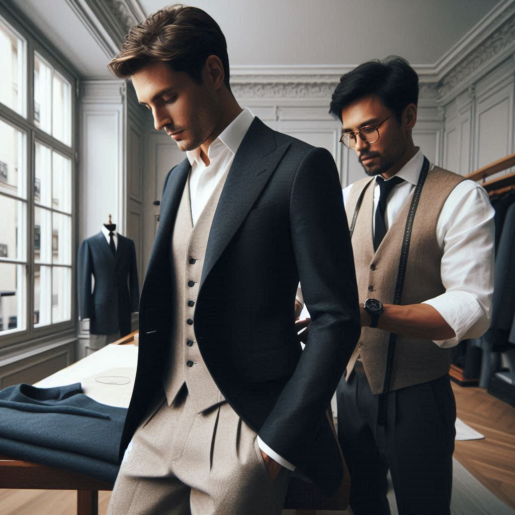 Ardentes Clipei specializes in masterfully crafted bespoke suits and high-end accessories. Experience luxury tailoring and exceptional craftsmanship, curated by TLC Paris.

Ardentes Clipei se spécialise dans la confection sur-mesure de costumes et d'accessoires haut de gamme. Découvrez le luxe du sur-mesure et un savoir-faire exceptionnel, sélectionné par TLC Paris.