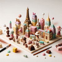 Beautifully crafted and playful chocolate bar and pralines in an Atelier Edwart boutique — modern, precise, and artisanal. TLC PARIS