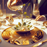 A beautifully plated dish at Arpège, showcasing vibrant, farm-fresh vegetables arranged with artistic precision. The elegant dining room features soft lighting, crisp white tablecloths, and minimalist décor, creating an intimate and refined ambiance. Every detail reflects the mastery of Chef Alain Passard’s plant-forward haute cuisine.