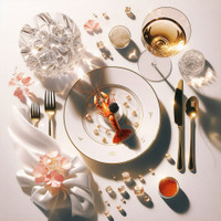 A serene and sunlit moment at Epicure, the three Michelin-starred gem at Le Bristol Paris. The image features a sophisticated garden-facing dining room with plush chairs, elegant details, and perfectly plated French cuisine that exemplifies seasonal refinement. A sanctuary of elegance where each dish is a celebration of flavor, tradition, and Parisian art de vivre. Captured for TLC Paris.