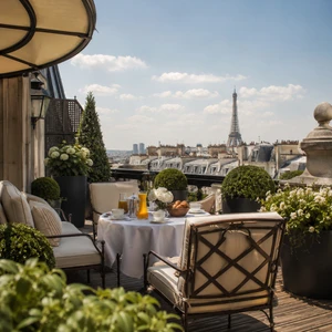 Majestic Hôtel-Spa | Calm & Contemporary Wellness
In the elegant 16ᵉ arrondissement, Majestic Hôtel-Spa invites guests to unwind at the MAJClub Wellness, featuring a serene pool, hammam & fitness space. Surrounded by Avenue Kléber, Champs-Élysées, and The Peninsula Paris, it’s the perfect address for refined relaxation. Nearby, dine at L’Avenue or explore couture boutiques on Avenue Montaigne — wellness and Parisian elegance curated by TLC Paris Concierge.