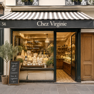Nestled in the heart of Montmartre, Chez Virginie is a cherished fromagerie known for its authenticity and character. With wooden shelves stacked high with wheels of cheese and a team passionate about their craft, this neighborhood gem offers a warm, old-world atmosphere where every selection feels like a discovery. At TLC Paris, we love recommending Chez Virginie to anyone looking to experience the soul of Paris through its flavors.