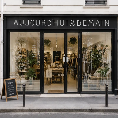 Aujourd’hui Demain – Vegan Concept Store, Ethical Fashion, Beauty & Grocery in Paris