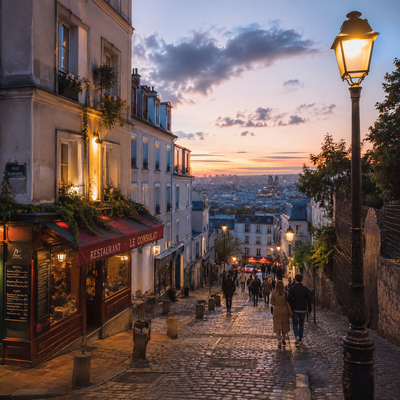 As golden light fades over cobbled hills & artists' corners, Montmartre glows with romance & mystery. Let TLC Paris Concierge guide your twilight walk.