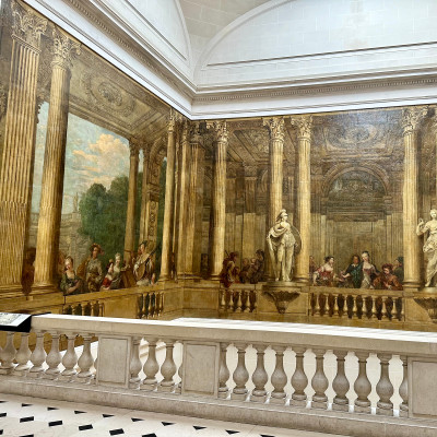 Grand murals, period décor, and carefully preserved architectural details immerse visitors in the artistic and cultural history of Paris.