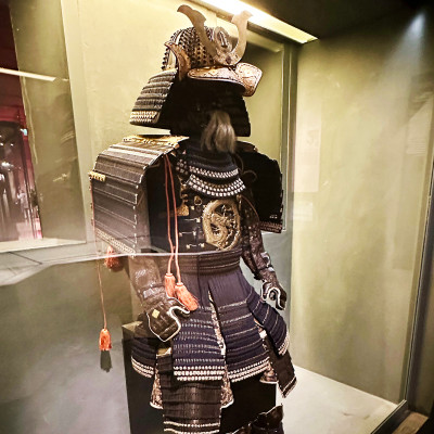 Historic Japanese armour is among the many objects that illustrate the richness of cultures and traditions presented throughout the museum.