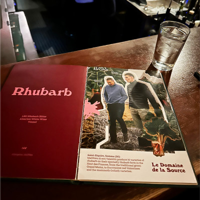 Seasonal Menu
Cocktails are built around seasonal ingredients and producer collaborations, with each menu exploring a new creative theme.