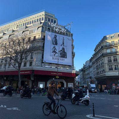 The iconic Galeries Lafayette has been a landmark of Boulevard Haussmann since the late 19th century, drawing visitors from around the world for luxury shopping, fashion, beauty, and its celebrated Art Nouveau dome.