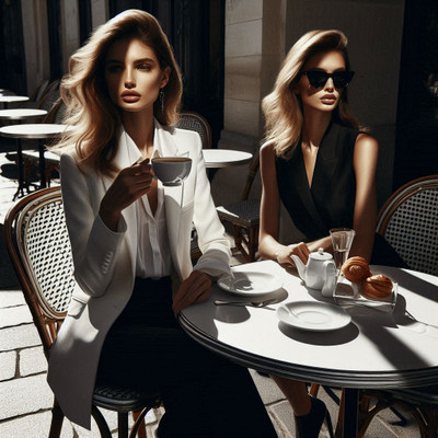 Rue du Louvre – Café Marly offers a refined pause facing the Louvre Museum