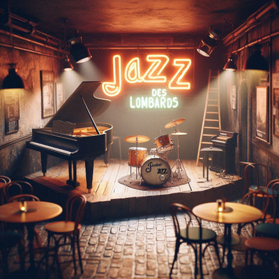Rue des Lombards glows after sunset, when the doors of Paris’s legendary jazz clubs open and the narrow street fills with music, light, and late-night energy.