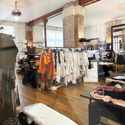 The atelier preserves the atmosphere of the working studio where ideas were developed, garments refined, and collections brought to life, offering visitors a deeper understanding of Alaïa's creative process.