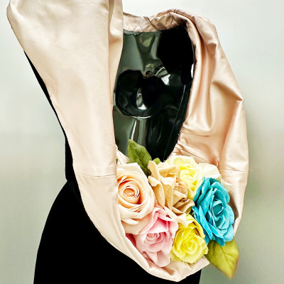 Detail from Alaia evening dress