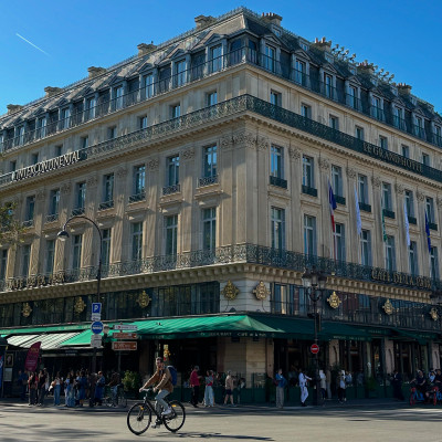 Café de la Paix and the InterContinental — a Paris corner in constant motion.