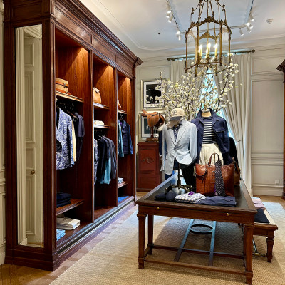 A townhouse interior — warm wood, classic silhouettes, and a curated sense of heritage.