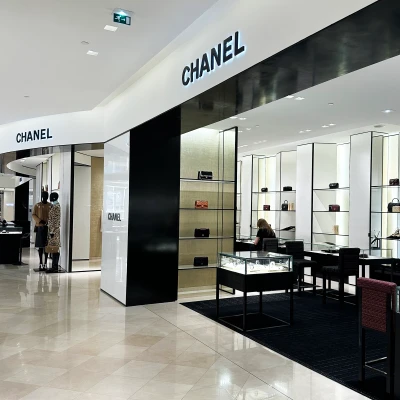 Chanel boutique inside Le Bon Marché Rive Gauche department store in Paris