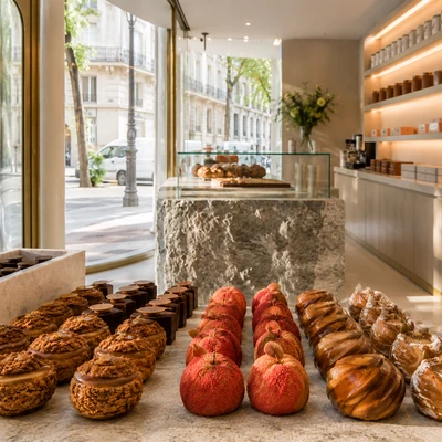 Indulge in the artistic pastries of Cédric Grolet at Le Meurice in the heart of Paris' 1st Arrondissement. Known for his innovative, visually stunning creations, Grolet’s pastries elevate the classic afternoon tea experience to new heights. A luxurious Parisian tea room experience curated by TLC Paris.