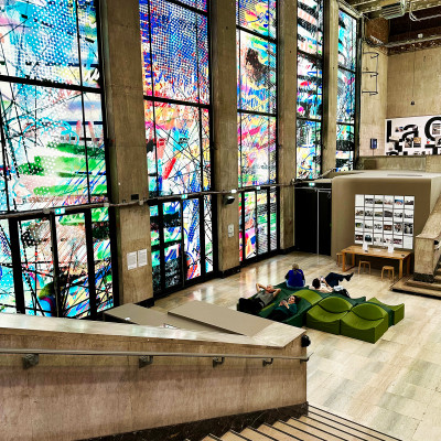 Inside, vast industrial-style spaces showcase the experimental spirit that defines Palais de Tokyo.