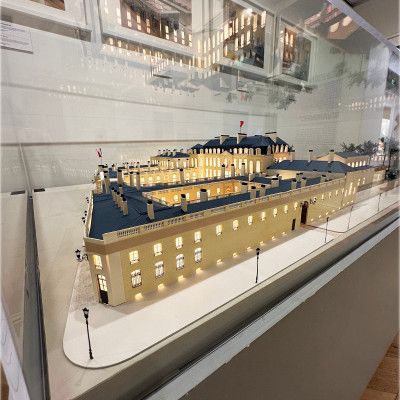 Scale model of the Élysée Palace
