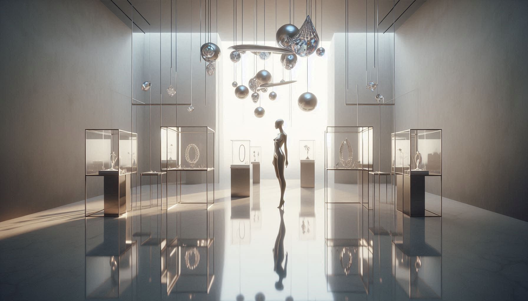 Detail of jewellery and reflections – Givenchy Paris