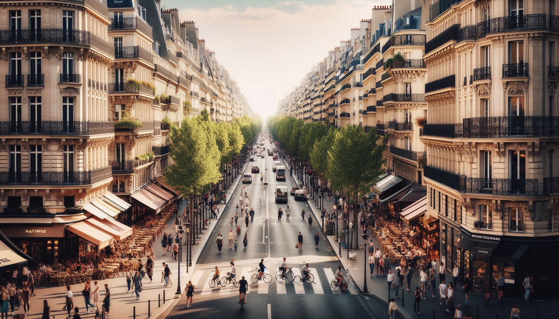 Boulevard Voltaire Paris near Rue Saint-Ambroise