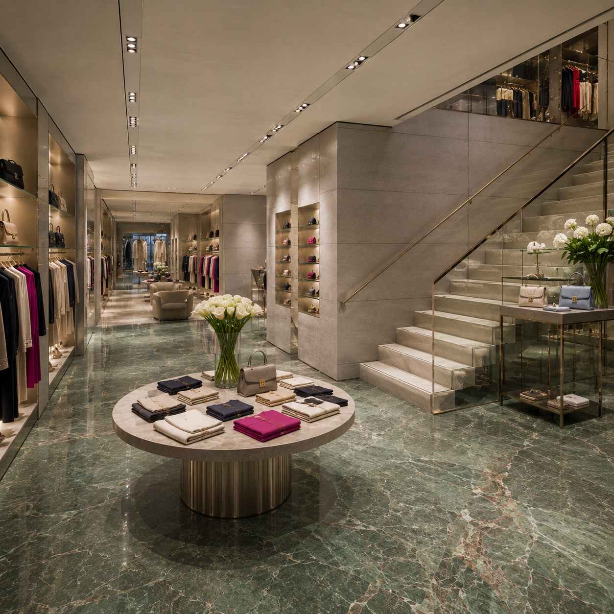 Giorgio Armani Donna womenswear and refined Italian fashion in Paris