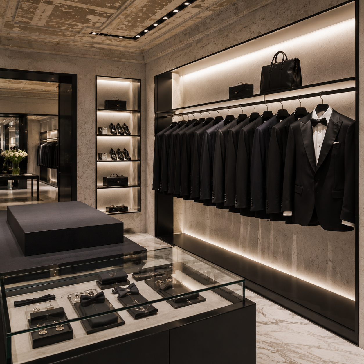 Givenchy sculptural eveningwear and formal fashion for women and men in Paris