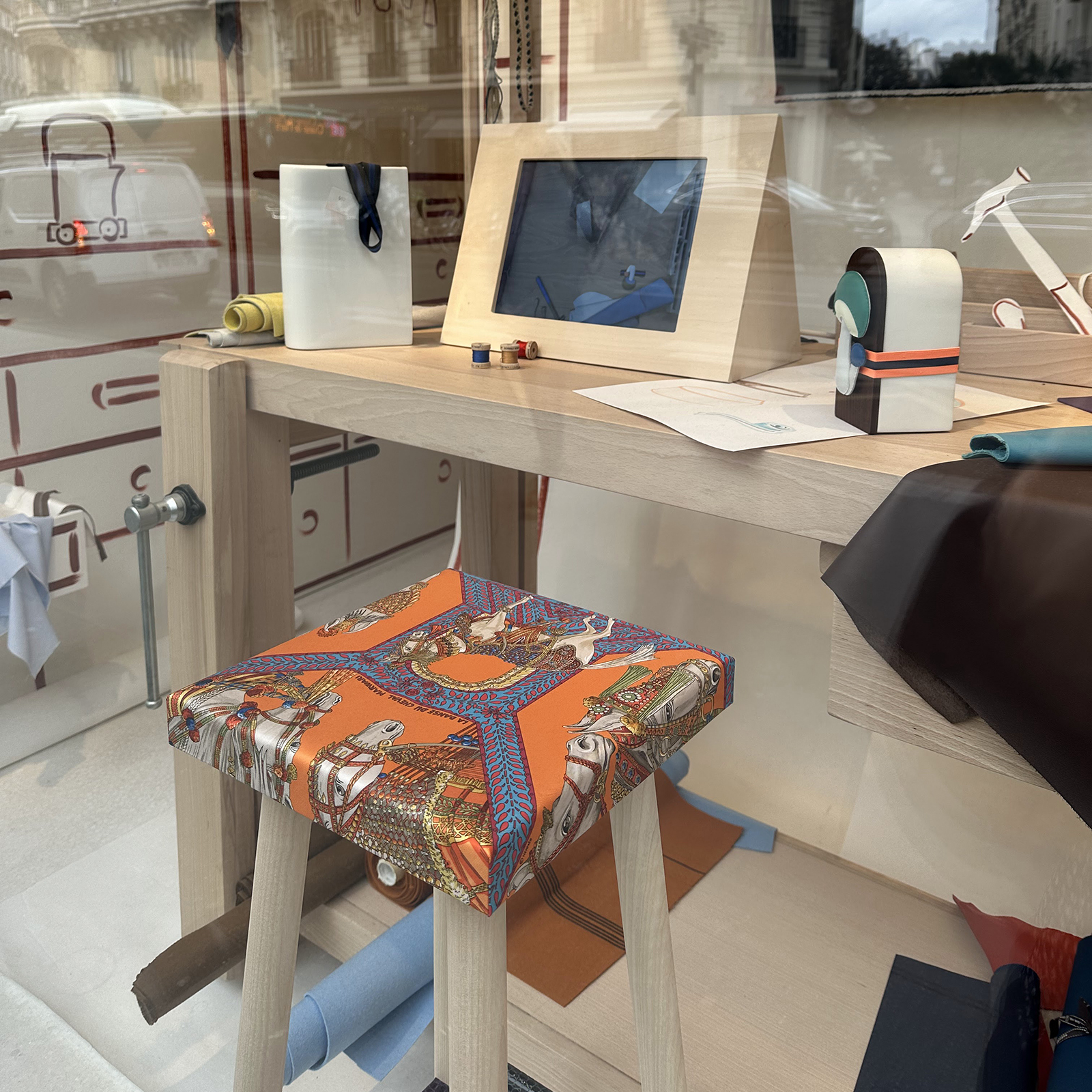 Hermes Faubourg Saint-Honore historic flagship boutique in Paris