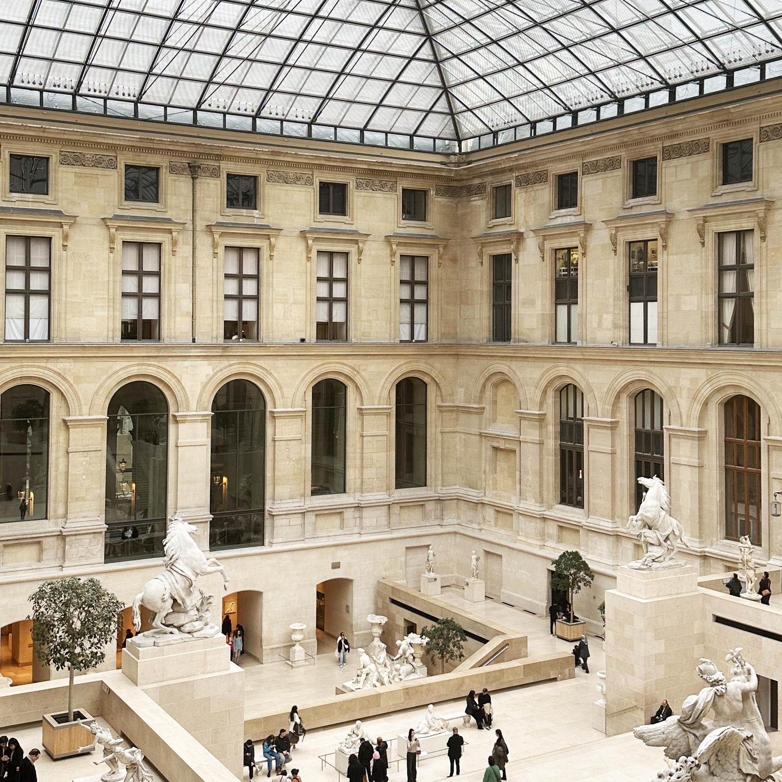 Musée du Louvre in central Paris