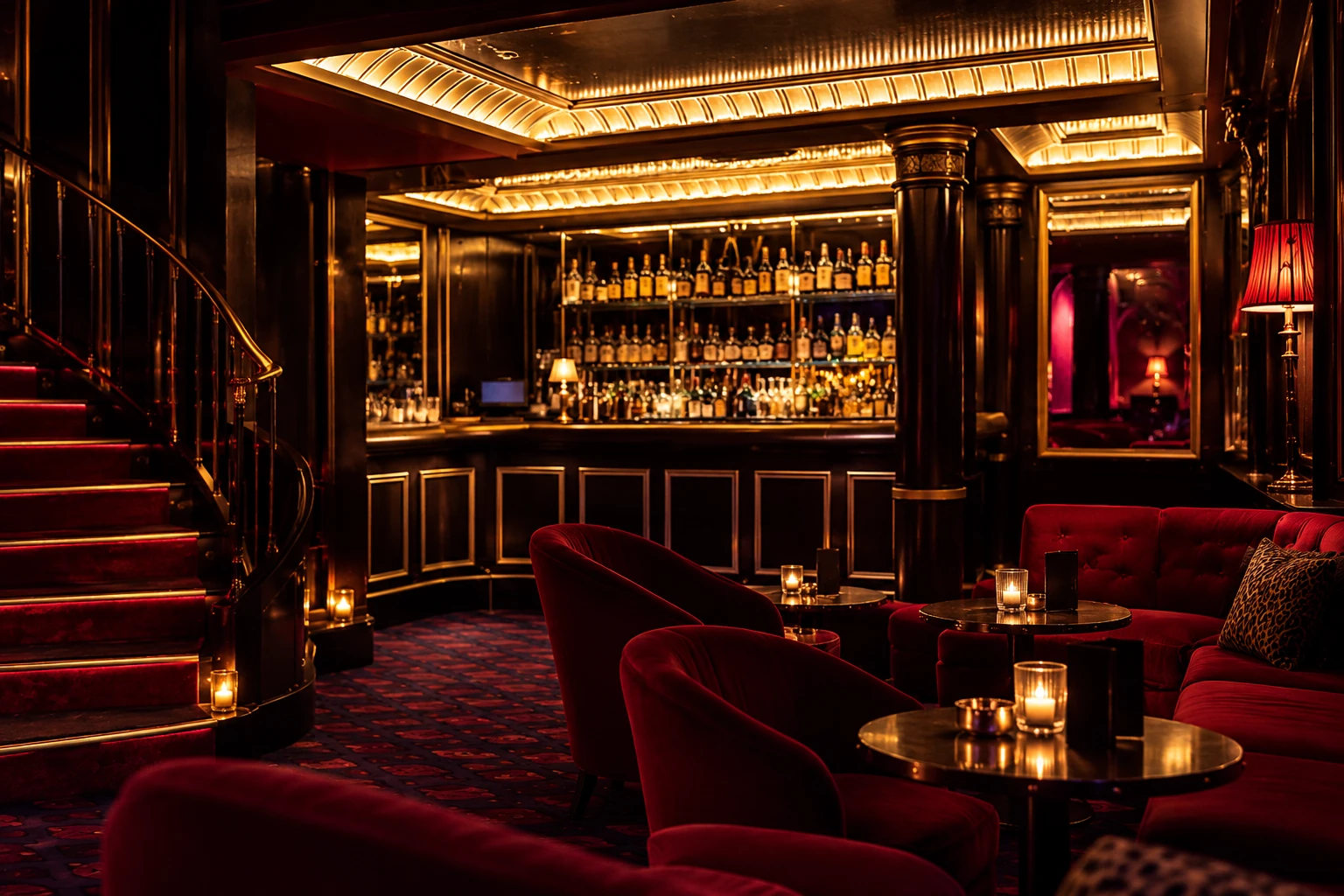 Atmospheric editorial image of Castel Paris private club