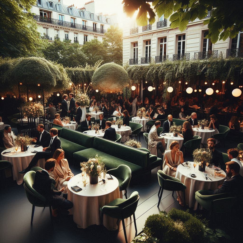 Monsieur Bleu during Paris Fashion Week