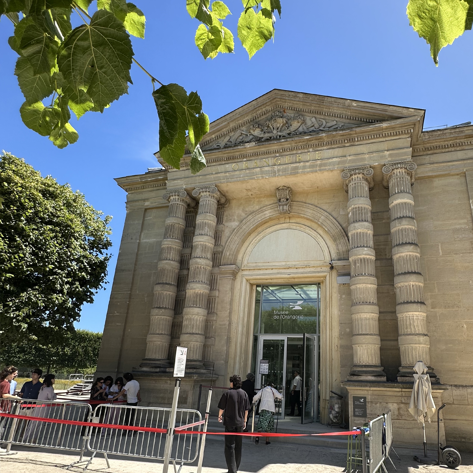 Musée de l'Orangerie in the Tuileries Garden in Paris