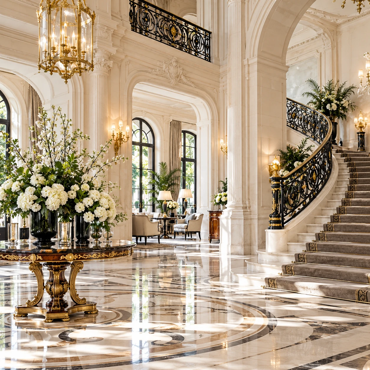 Shangri-La Paris historic palace hotel near the Eiffel Tower