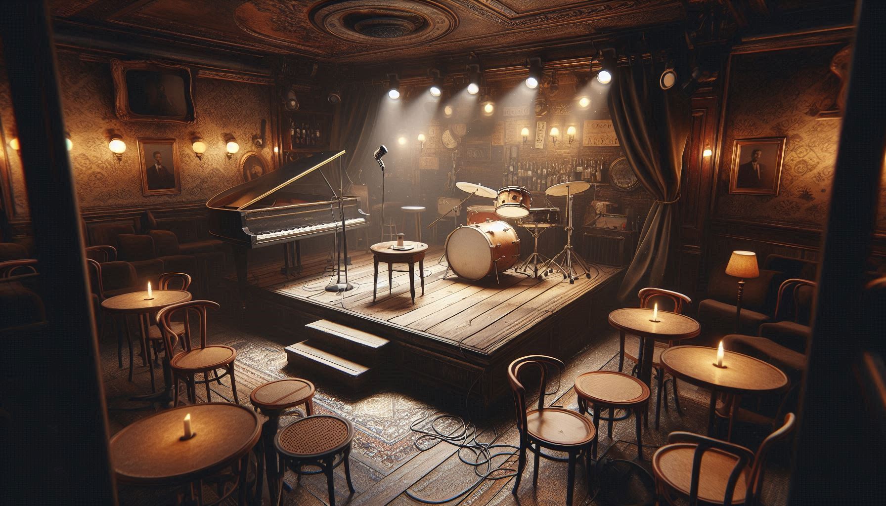 Rue des Lombards jazz atmosphere