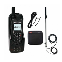 Iridium Extreme 9575 with Beam DriveDOCK dual mode whip antenna and carry case bundle