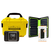 Iridium GO ultimate bundle with carry case solar panel and power bank