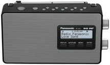 Panasonic DAB+ FM portable radio front view