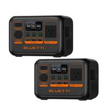 BLUETTI AC2P portable power station twin pack compact backup power units