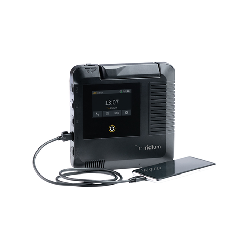 Iridium GO! exec in field deployment setup