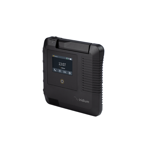 Iridium GO! exec satellite device angled view