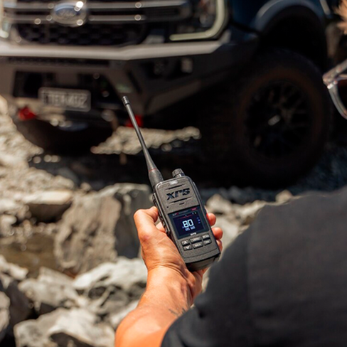 XRS-660 UHF CB radio in off-road use environment