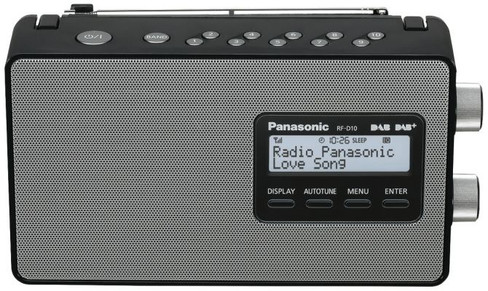 Panasonic DAB+ FM portable radio front view