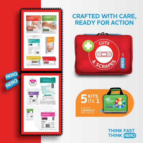 AEROKIT 3 Series Modular Mini Softpack First Aid Kit