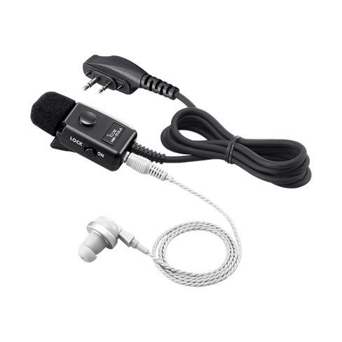 ICOM HM-153LA earphone microphone with in-ear earpiece for IC-41PRO series radios