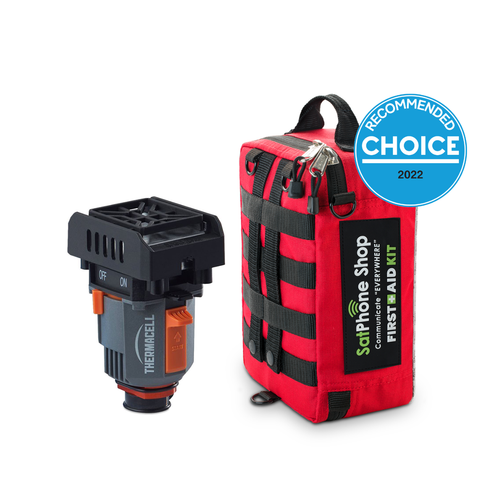 Backpacker essentials bundle with mosquito repeller and first aid kit