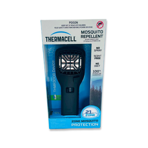 Thermacell portable mosquito repeller with 12-hour refill for camping