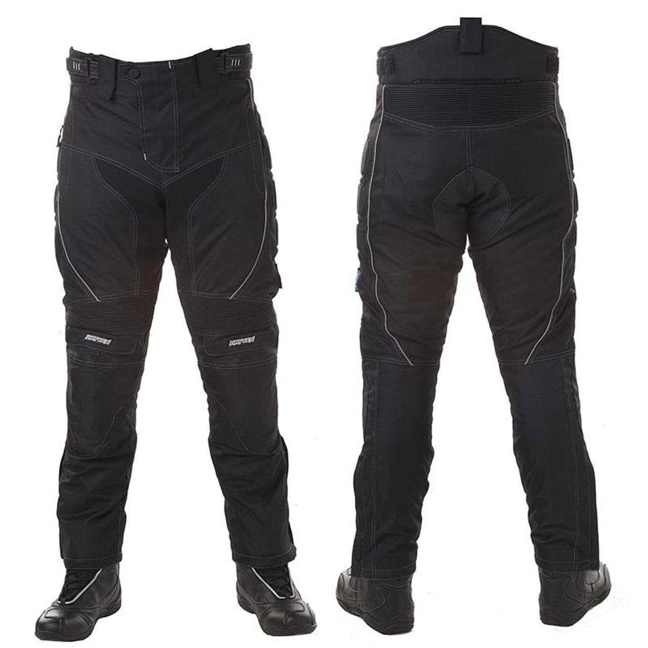 HWK Mens Black Textile Waterproof CE Armoured Motorbike Motorcycle TrousersPants  S  Amazoncouk Automotive